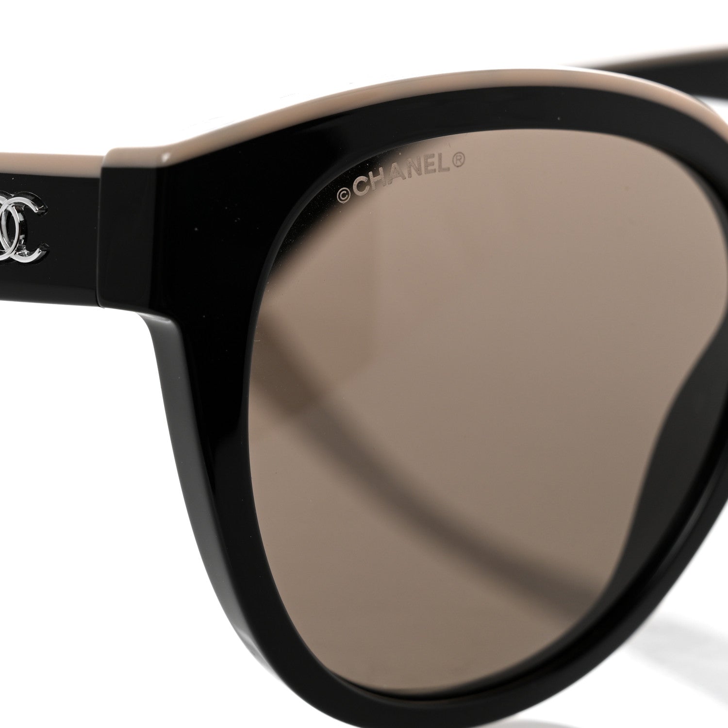 Chanel Acetate CC Butterfly Sunglasses 5414 Black 7 of 8