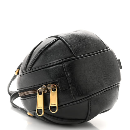 Gucci Piuma Lux Energy Mini Tifosa Basketball Shaped Shoulder Bag Black 4 of 13