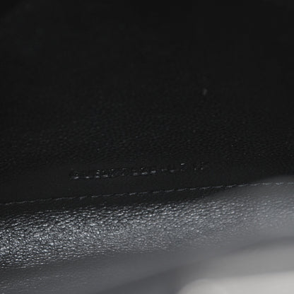 Saint Laurent Grain De Poudre Matelasse Chevron Monogram Chain Wallet Black 7 of 7