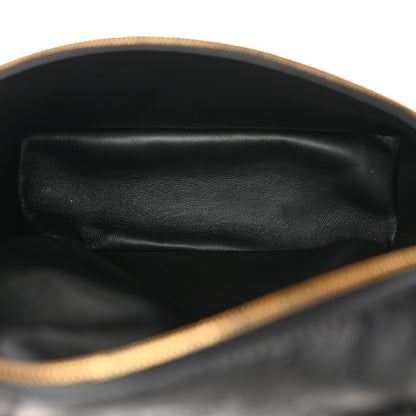 Loro Piana Ostrich L23.5 Extra Pocket Backpack Black 5 of 10