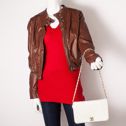 Chanel Lambskin Small Flap White 2 of 9