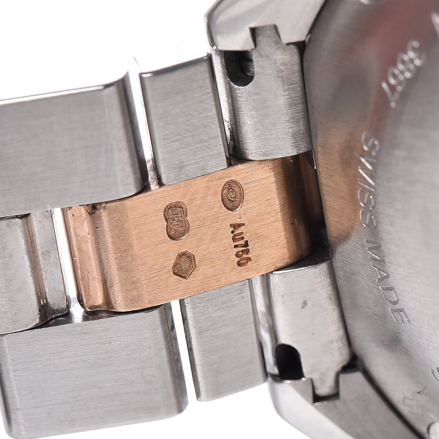 Stainless Steel 18K Pink Gold 31mm Cle De Automatic Watch