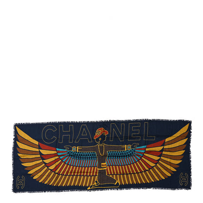 Chanel Silk CC Logo Stole Multicolor 1 of 3