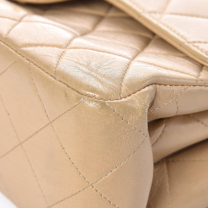Chanel Lambskin Quilted Medium Double Sided Flap Beige 18 of 18