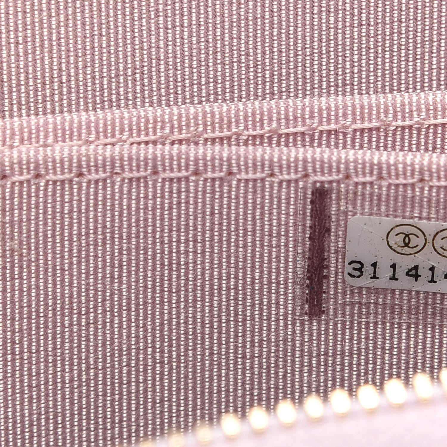 Chanel Caviar Quilted Zip Coin Purse Light Pink 9 of 10