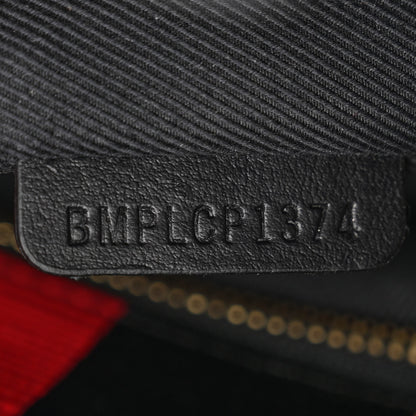 Burberry Calfskin Lizard Embossed Large Title Tote Black 7 of 13