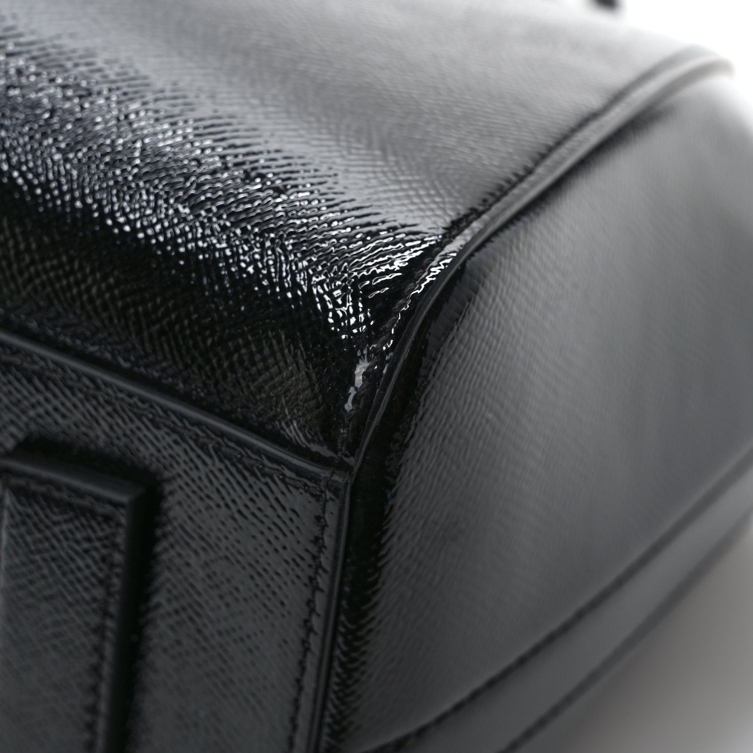 Givenchy Textured Patent Calfskin Small Antigona Black 11 of 11