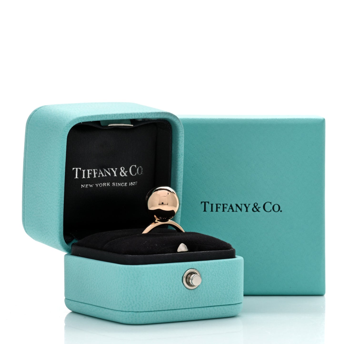 18K Rose Gold 12mm HardWear Ball Ring 52 6
