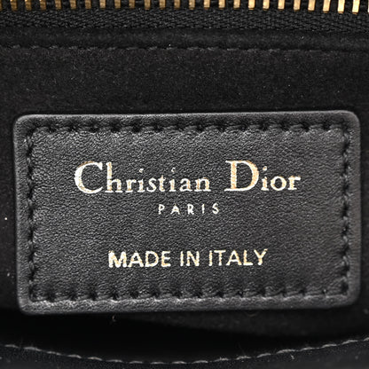 Christian Dior Lambskin Cannage Beaded Embroidery Mini Lady Dior Black 6 of 11