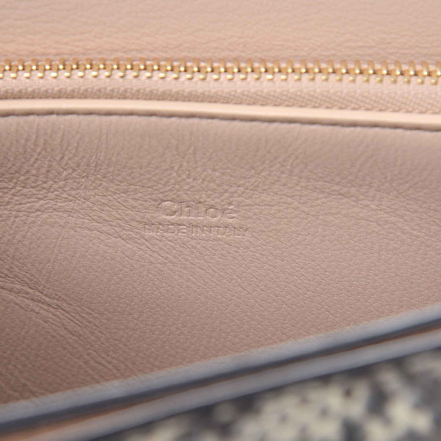 Python Medium Faye Shoulder Bag Natural