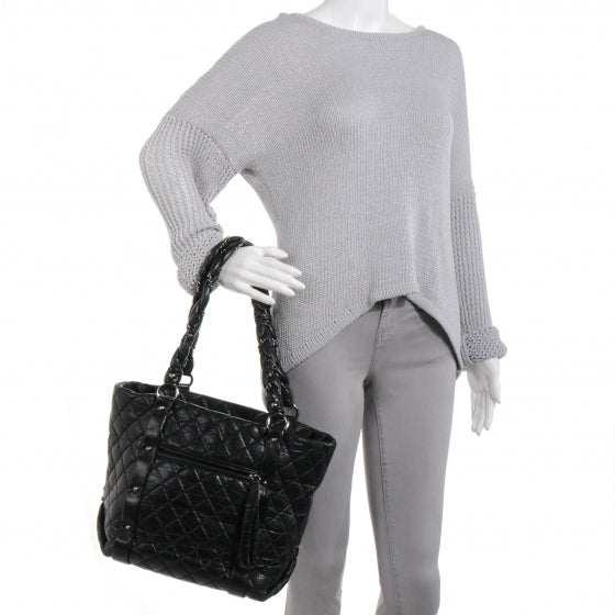 Chanel Ligne Lady Braid Tote Black 2 of 8
