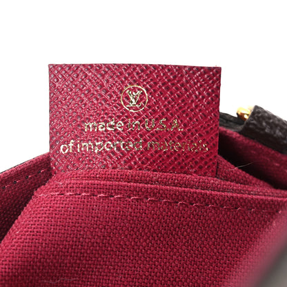 Louis Vuitton Monogram Pochette Felicie Chain Wallet Fuchsia 8 of 12