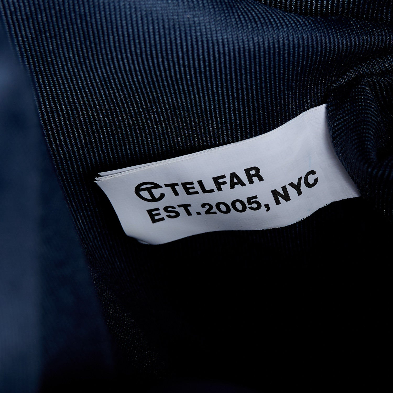 Telfar Vegan Leather Medium Shopping Bag  Navy 6 of 9