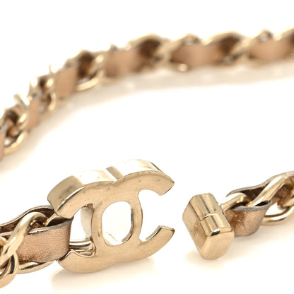 Chanel Metallic Lambskin CC Turnlock Chain Belt Gold 3 of 4