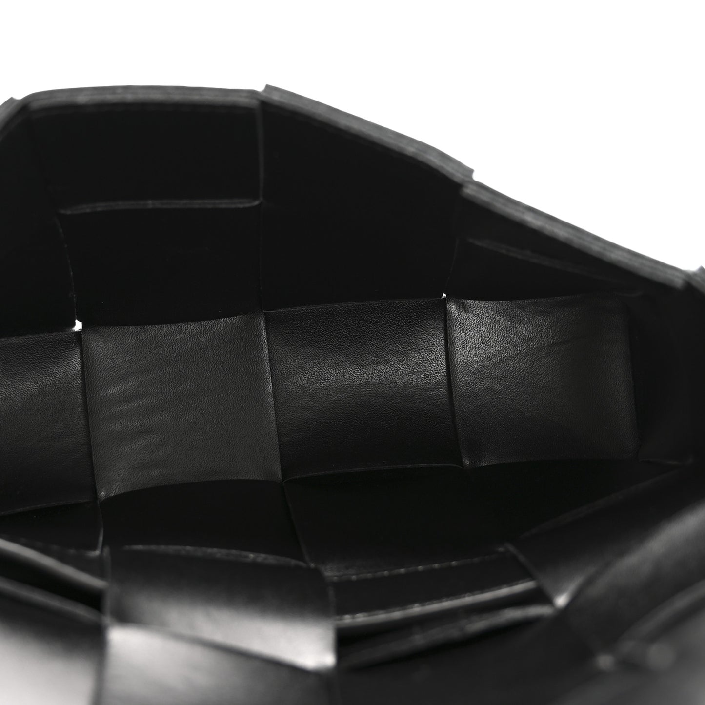 Nappa Maxi Intreccio The Belt Cassette Bag Black
