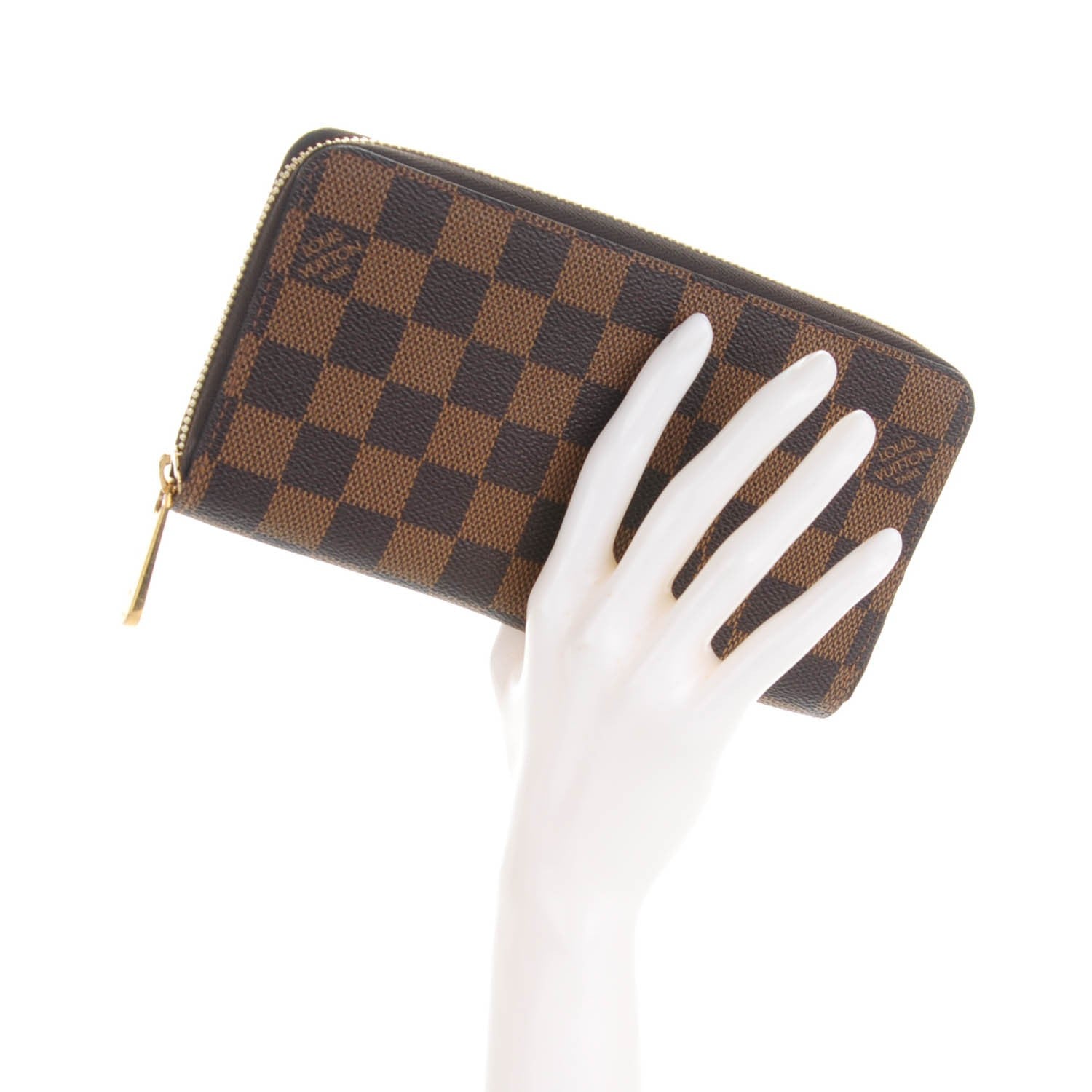 Louis Vuitton Damier Ebene Zippy Wallet 2 of 7