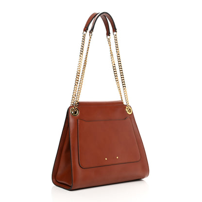 Chloe Shiny Calfskin Medium Annie Shoulder Bag Whiskey 3 of 12