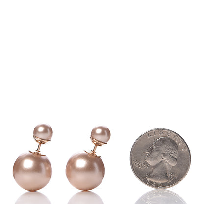 Christian Dior Pearl Mise En Dior Tribal Earrings Pink 2 of 4