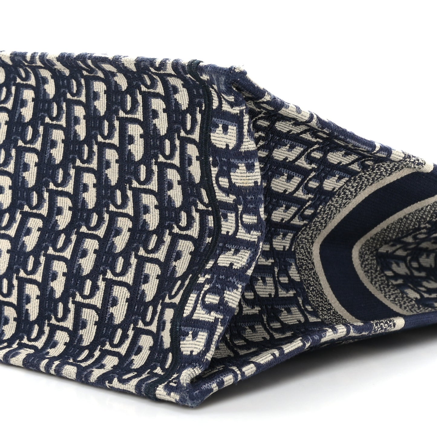 Oblique Large Book Tote Blue Multicolor