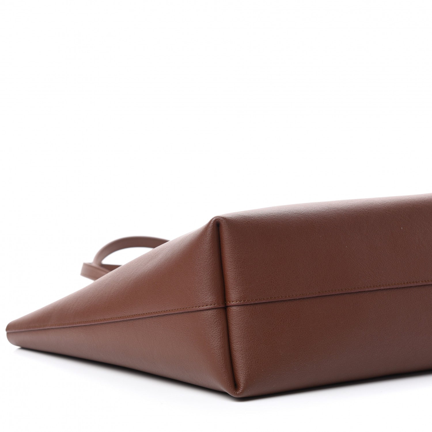 Saint Laurent Calfskin Large Shopping Tote Old Brandy 7 of 11