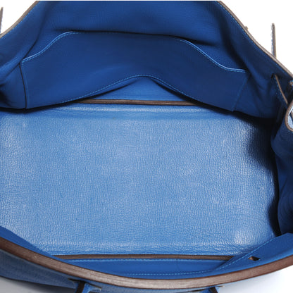 Hermes Taurillon Clemence Birkin 35 Mykonos 5 of 10