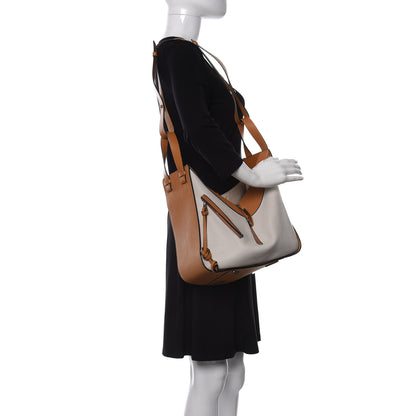 Loewe Calfskin Medium Hammock Shoulder Bag Tan White 2 of 10