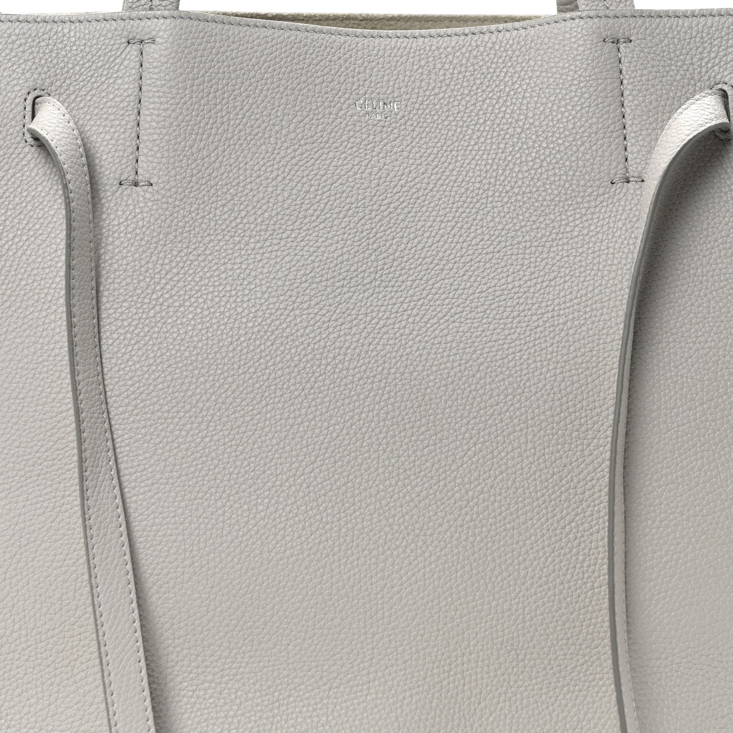Celine Soft Grained Calfskin Small Belt Cabas Phantom Mineral 8 of 10