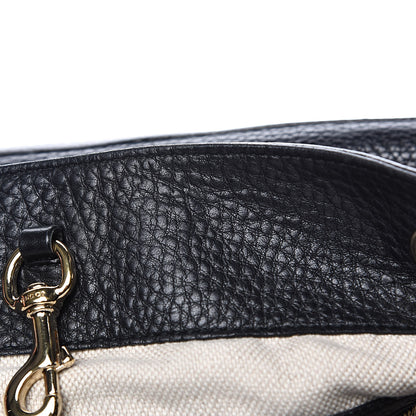 Gucci Pebbled Calfskin Medium Soho Chain Shoulder Bag Black 13 of 14