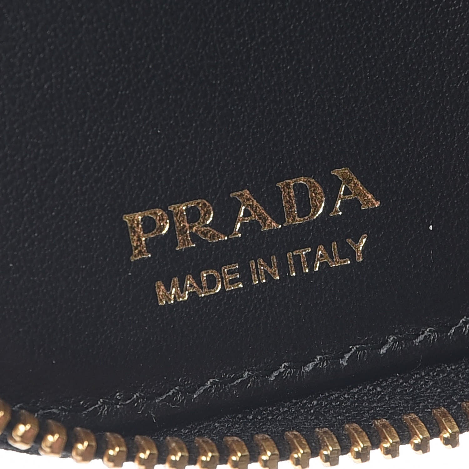 Prada Vitello Move Zip Around 6 Key Holder Black 6 of 7
