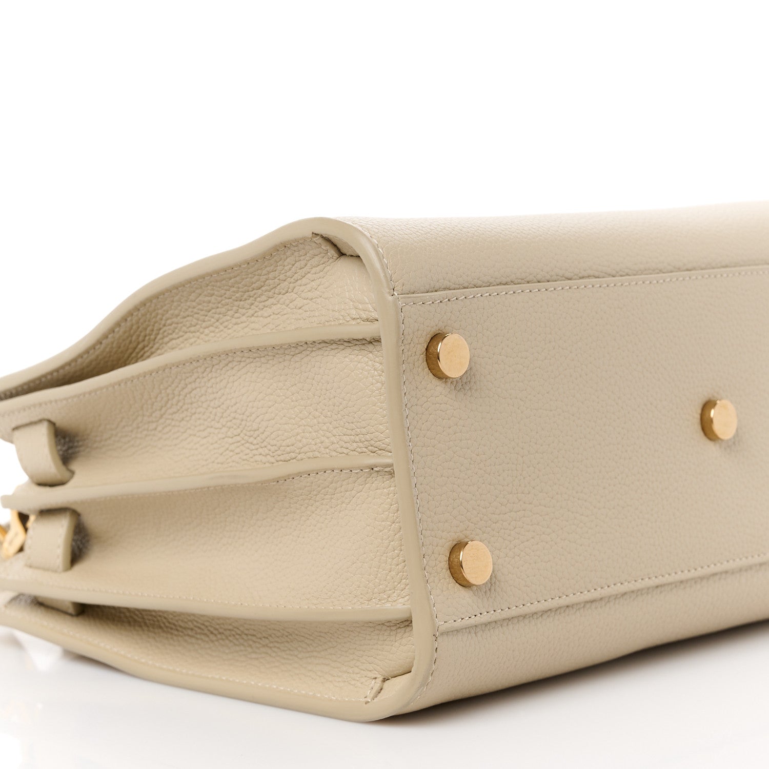 Saint Laurent Grained Calfskin Baby Sac De Jour Souple Sea Salt 11 of 12