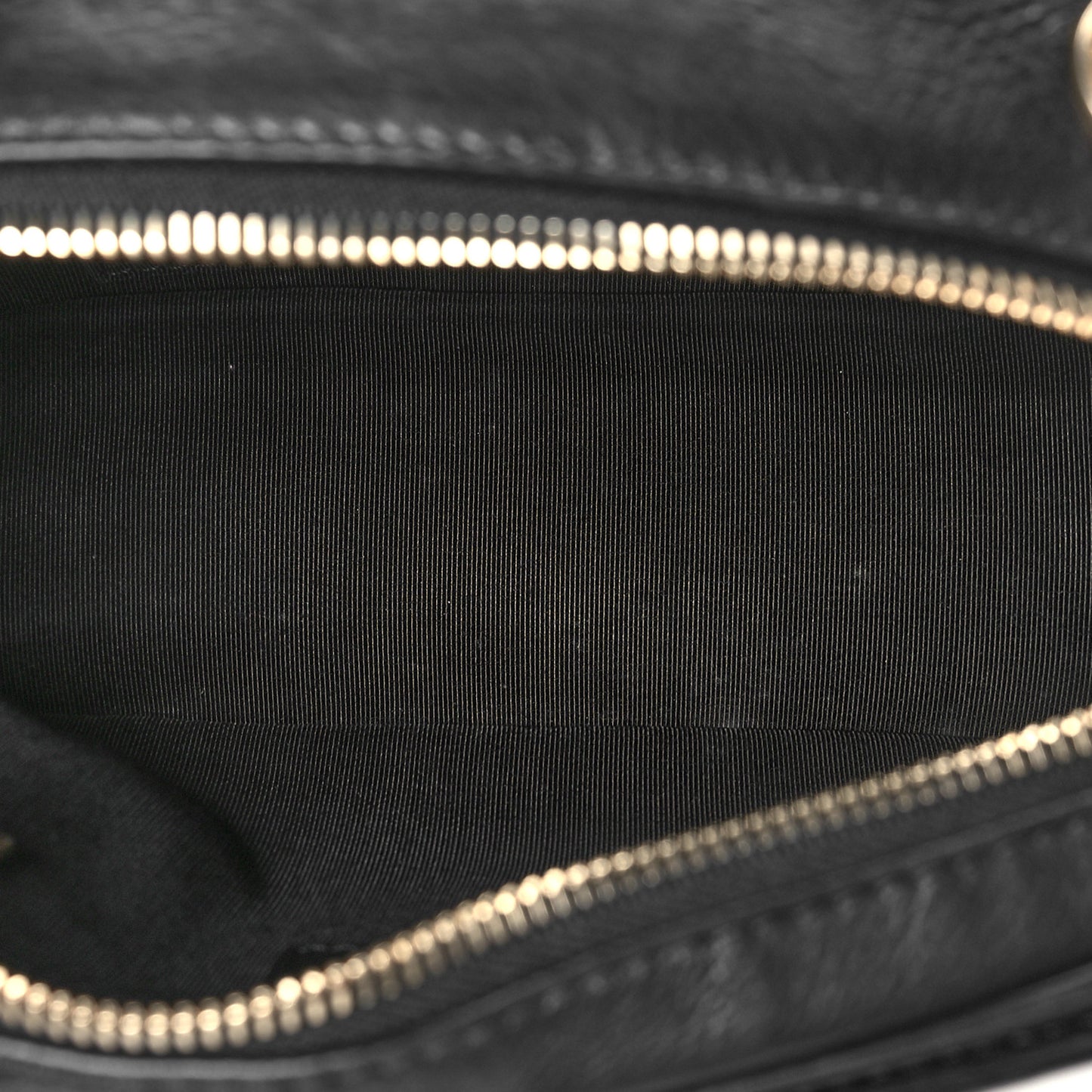 Calfskin Quilted CC Small Vanity Case Black