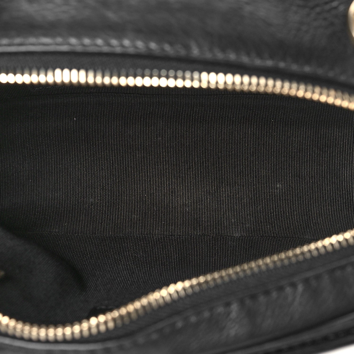 Chanel Calfskin Quilted CC Small Vanity Case Black 4 of 7