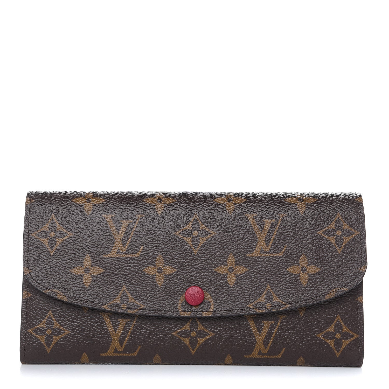 Louis Vuitton Monogram Emilie Wallet Fuchsia 1 of 7