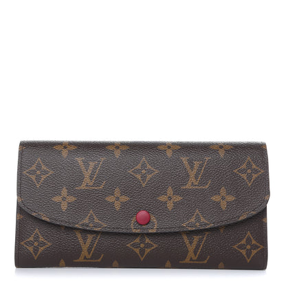 Louis Vuitton Monogram Emilie Wallet Fuchsia 1 of 7