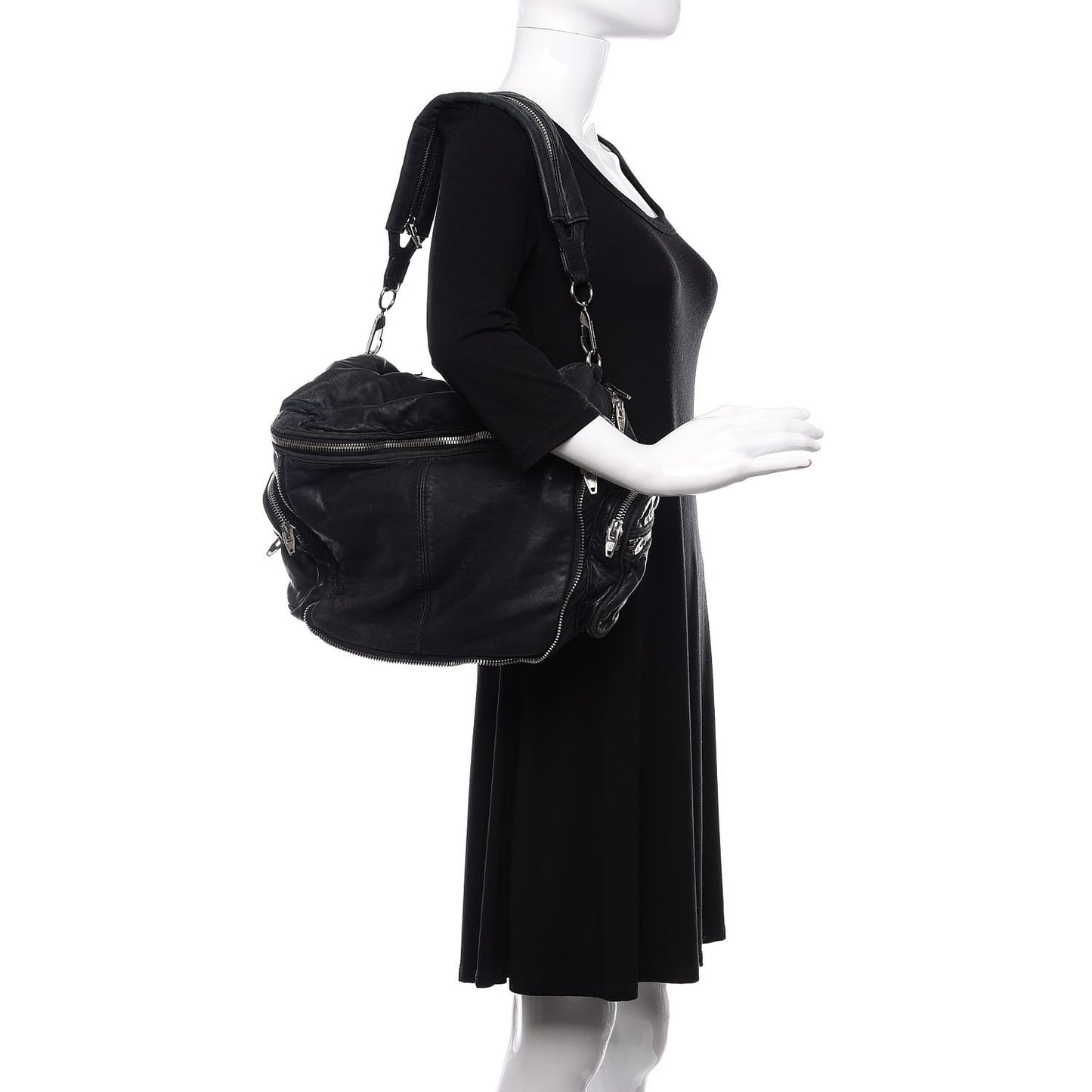 Washed Lambskin Jane Black
