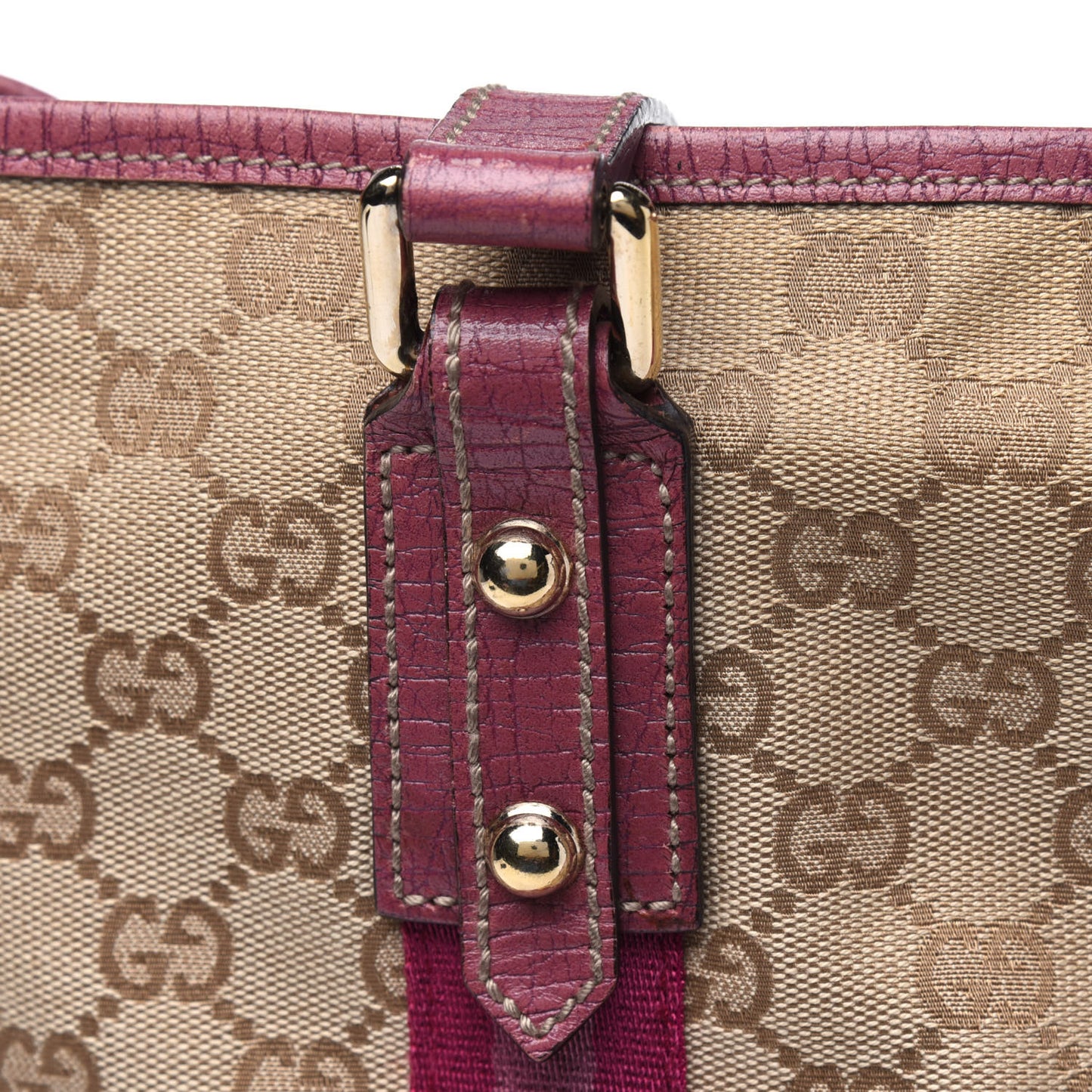 GG Monogram Jolicoeur Vertical Shopping Tote Pink