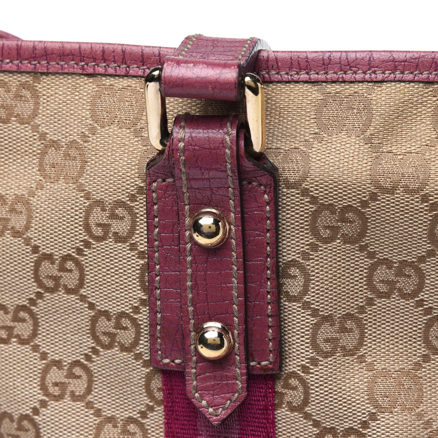 Gucci GG Monogram Jolicoeur Vertical Shopping Tote Pink 11 of 14