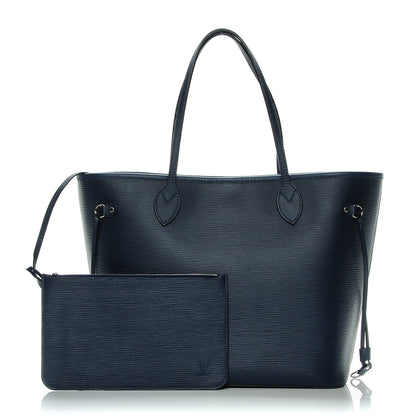 Louis Vuitton Epi Neverfull MM Indigo 1 of 10