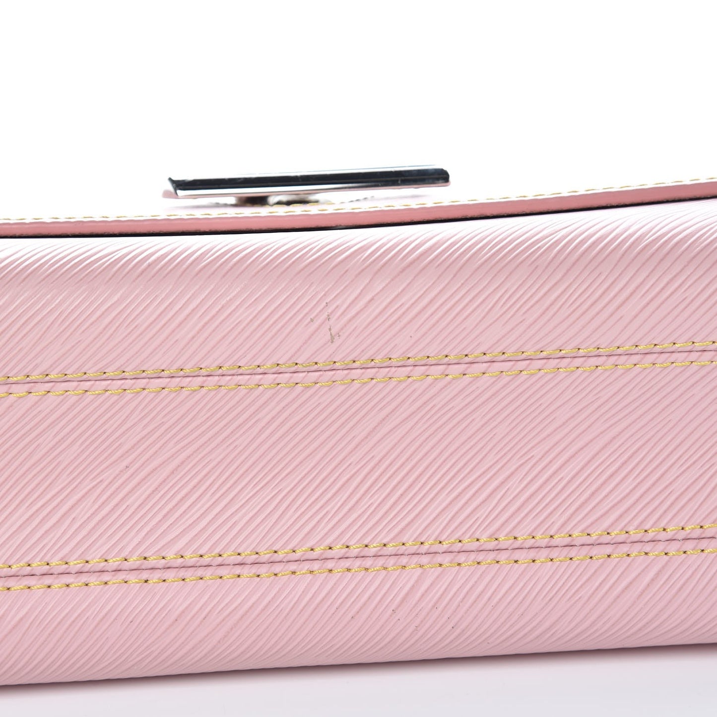 Epi Twist Shoulder Bag MM Rose Ballerine