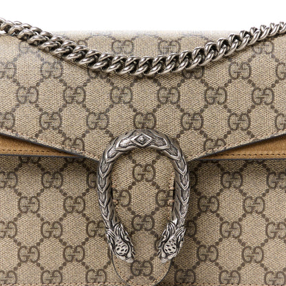 Gucci GG Supreme Monogram Small Dionysus Shoulder Bag Taupe 8 of 13