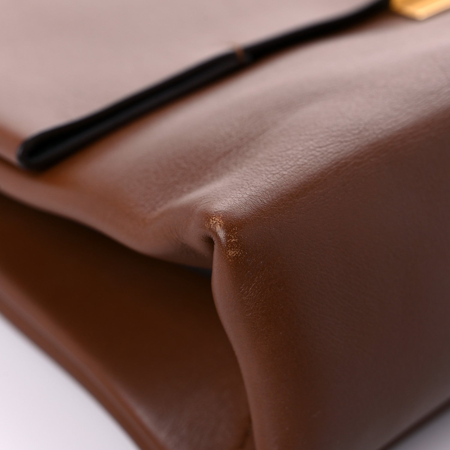 Celine Smooth Calfskin Blade Flap Brown 7 of 16