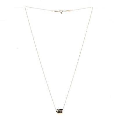 Tiffany 18K Yellow Gold 11mm Elsa Peretti Bean Pendant Necklace 3 of 8