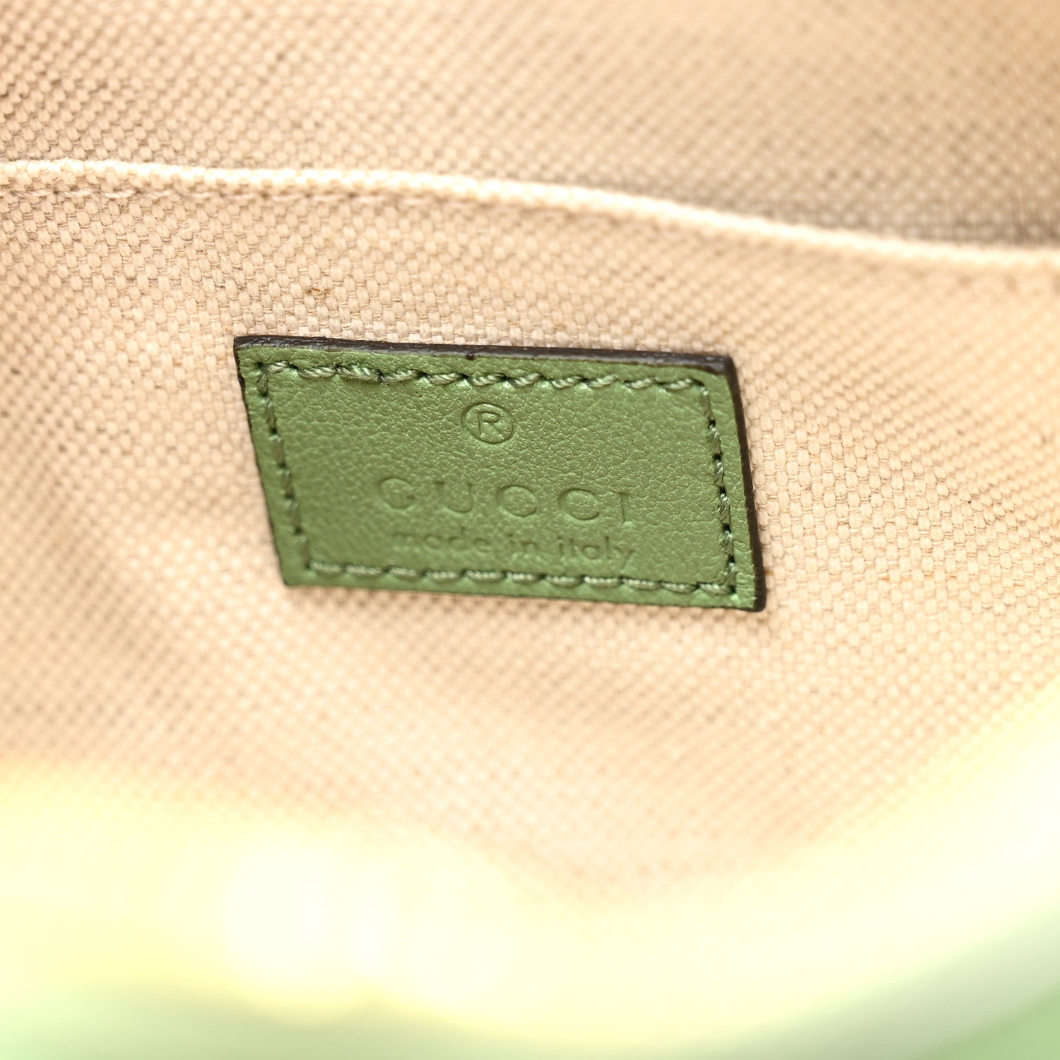 Gucci Sakai Be Green Calfskin Diagonal Stitched Small Blondie Shoulder Bag Green Soil Grass Green Soil Grass 6 of 10