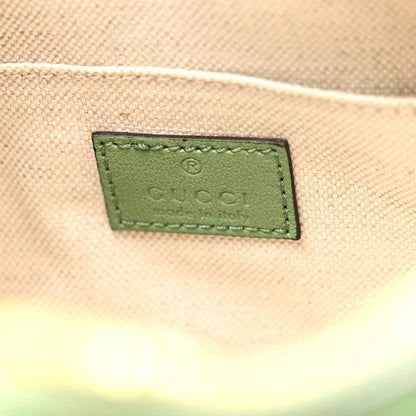 Gucci Sakai Be Green Calfskin Diagonal Stitched Small Blondie Shoulder Bag Green Soil Grass Green Soil Grass 6 of 10