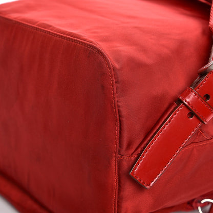 Prada Nylon Vela Medium Backpack Rosso 11 of 12