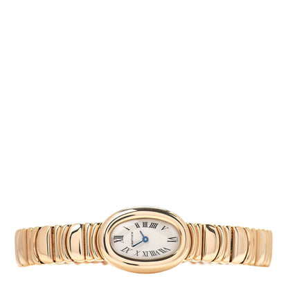 Cartier 18K Yellow Gold 18mm Baignoire Quartz Watch 2 of 4