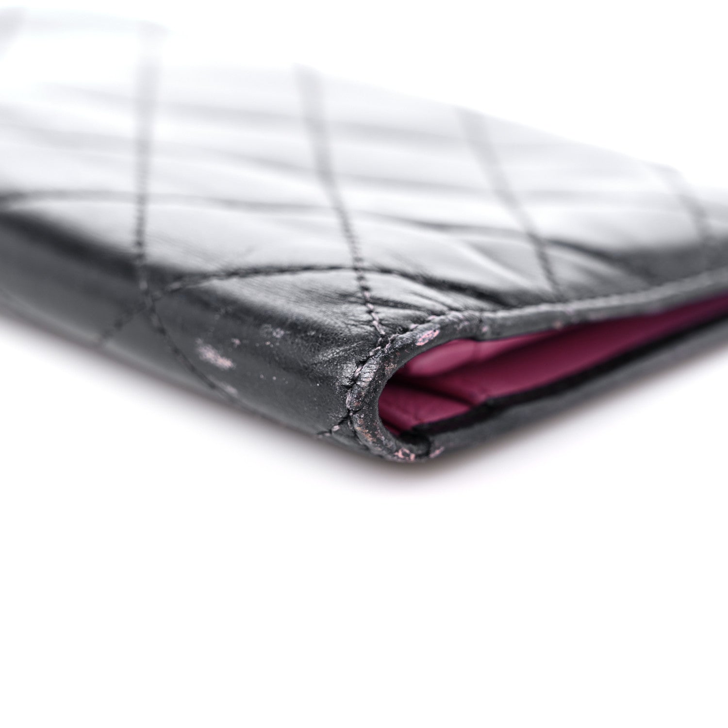Chanel Calfskin Quilted Cambon Yen Wallet Black 15 of 17