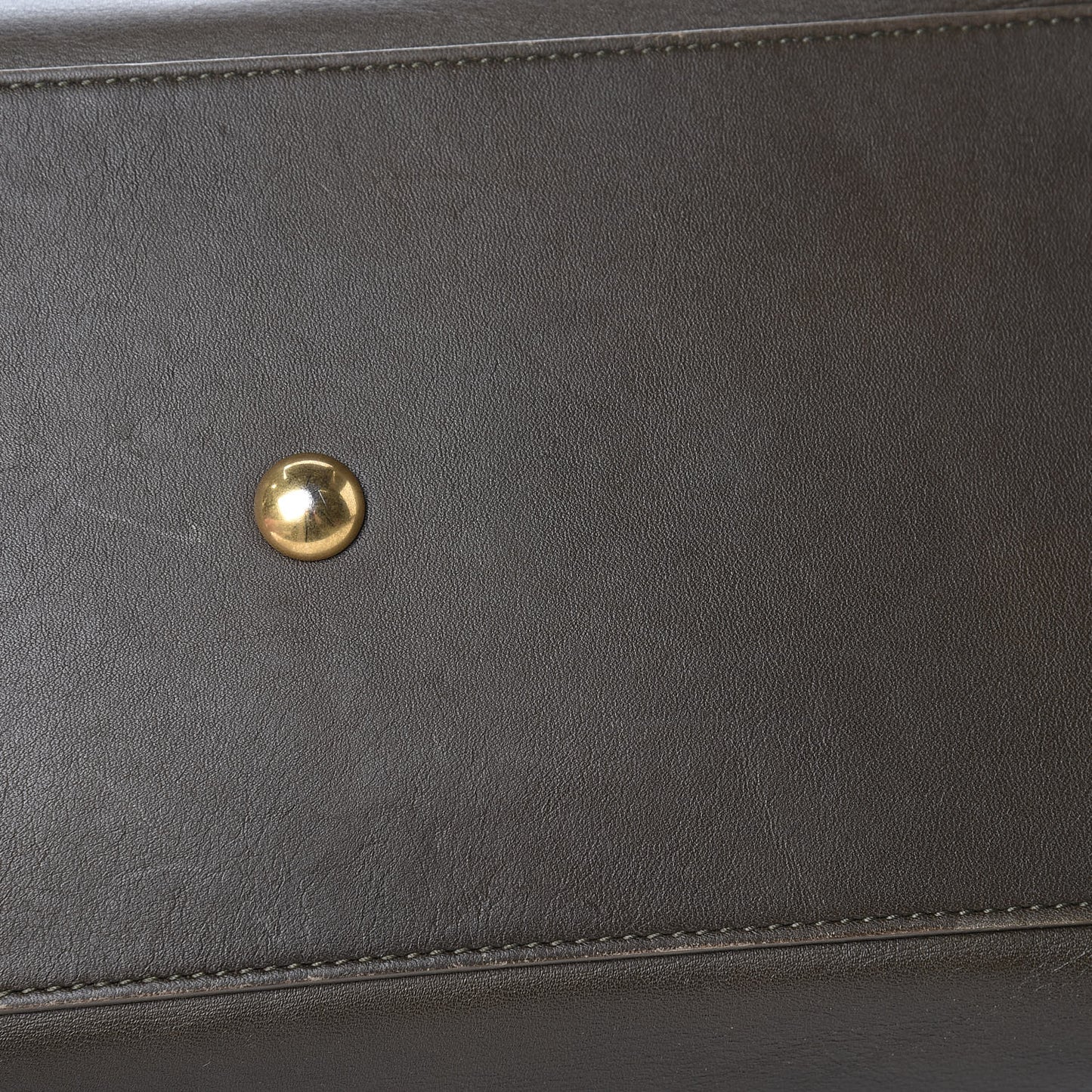 Calfskin Small Classic Y Cabas Green