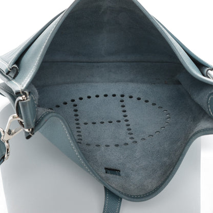 Hermes Epsom Evelyne II PM Blue Jean 5 of 10