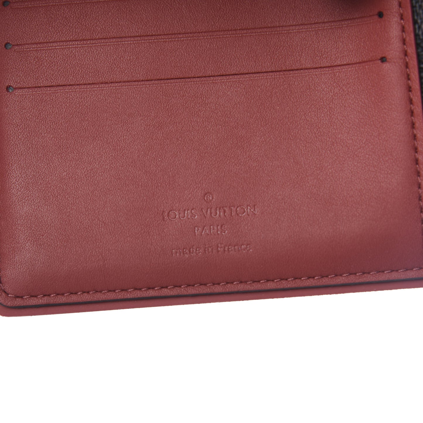 Damier Graphite Multiple Wallet Bordeaux